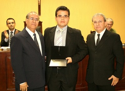 Atirador do ano de 2012 com vereadores Nedilson e João Chica