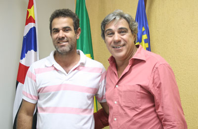 Presidente Genival fonseca (PDT) e Carlos Hernandes(PDT), vice prefeito de Araçatuba-SP